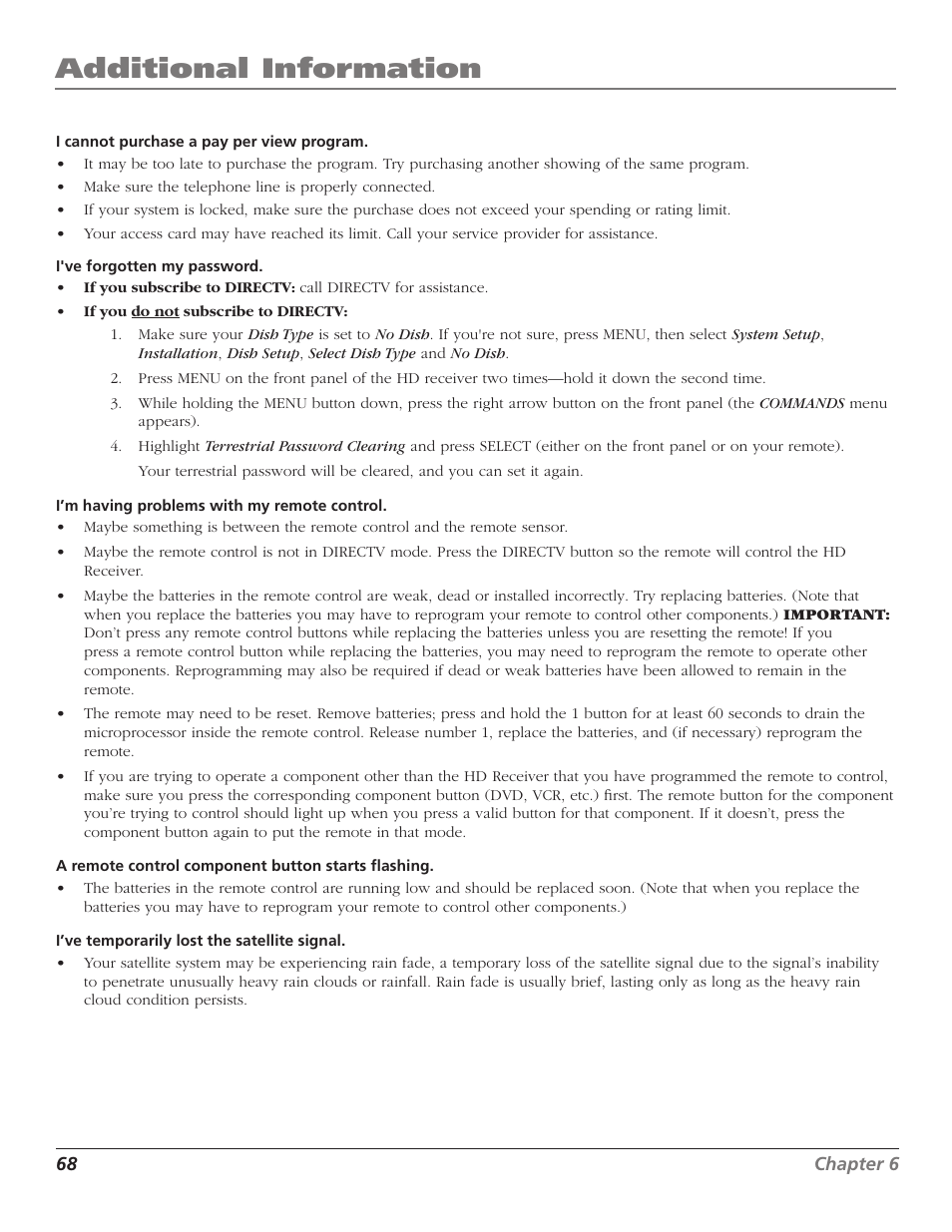 Additional information | RCA DTC210 User Manual | Page 70 / 80