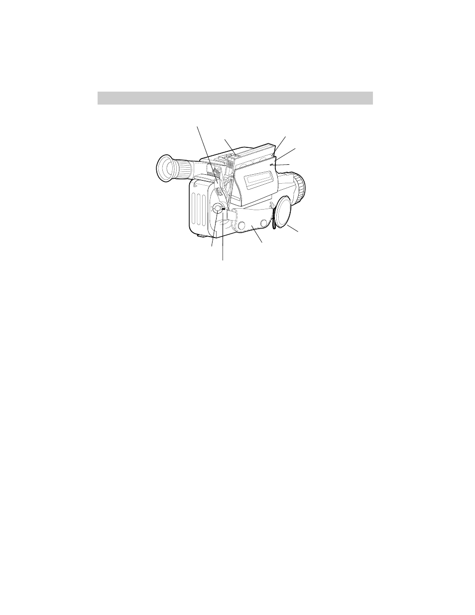 First-time operation, Insert a cassette, Adjust handstrap | RCA Pro809 User Manual | Page 18 / 72