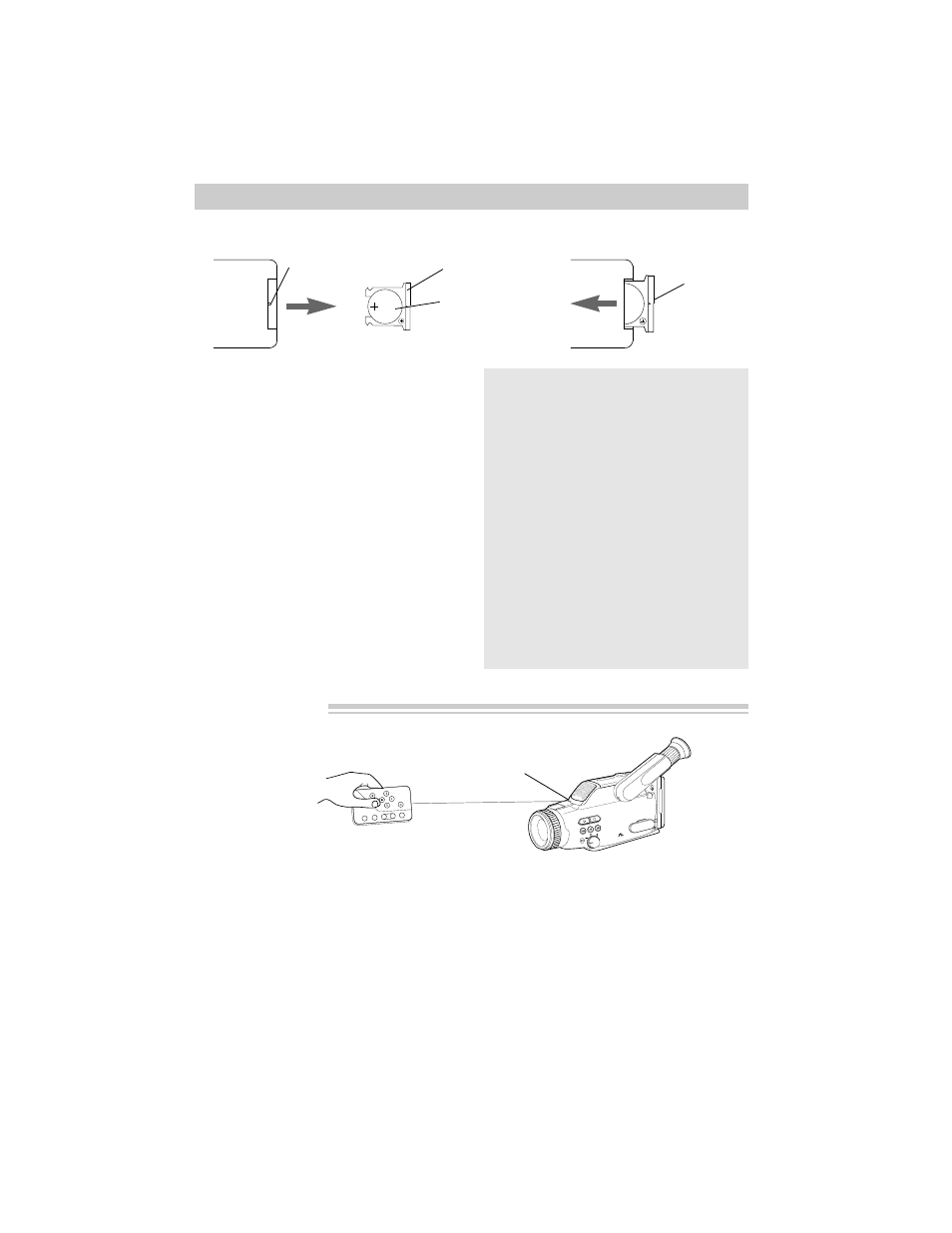 Remote control, Install remote battery cell, Remote sensor | RCA Pro809 User Manual | Page 23 / 72