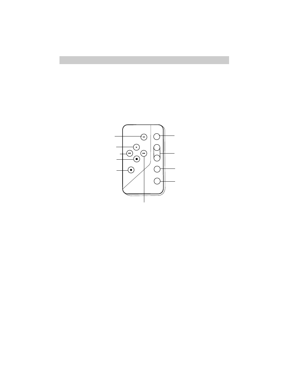 Remote control, Location and function of remote buttons | RCA Pro809 User Manual | Page 24 / 72