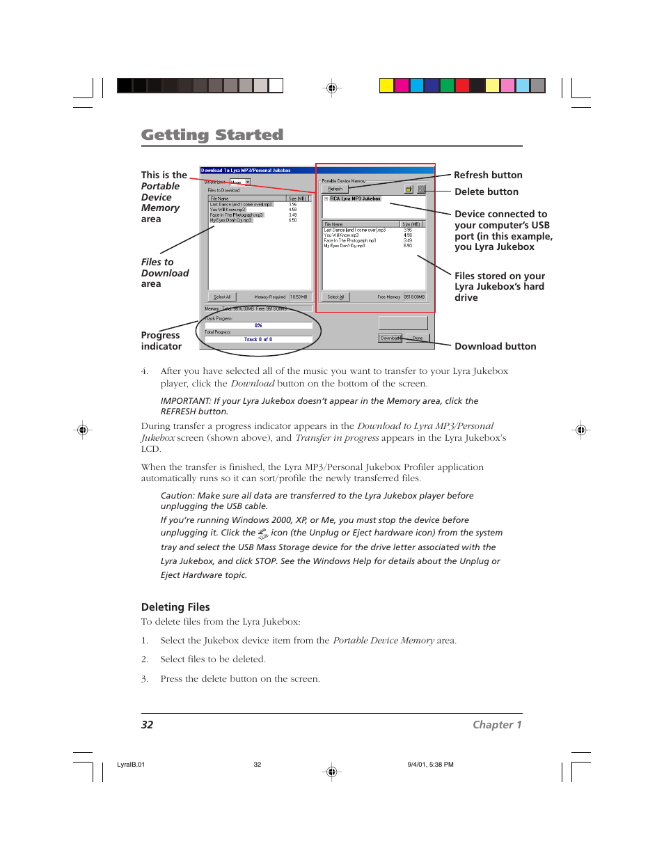 Getting started | RCA RD2800 User Manual | Page 34 / 58