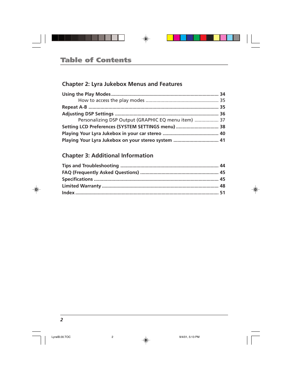 RCA RD2800 User Manual | Page 4 / 58