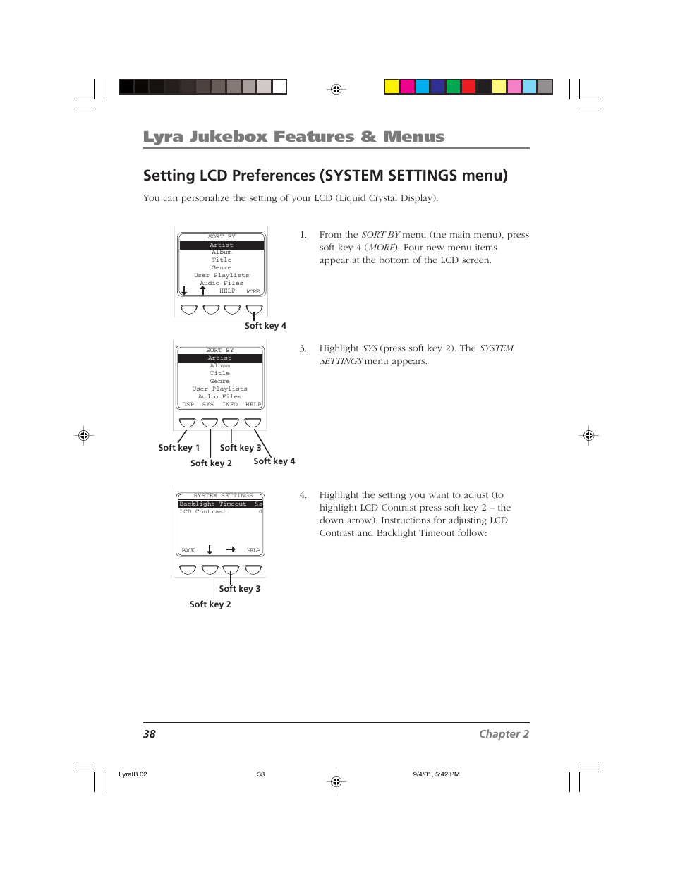 38 chapter 2 | RCA RD2800 User Manual | Page 40 / 58