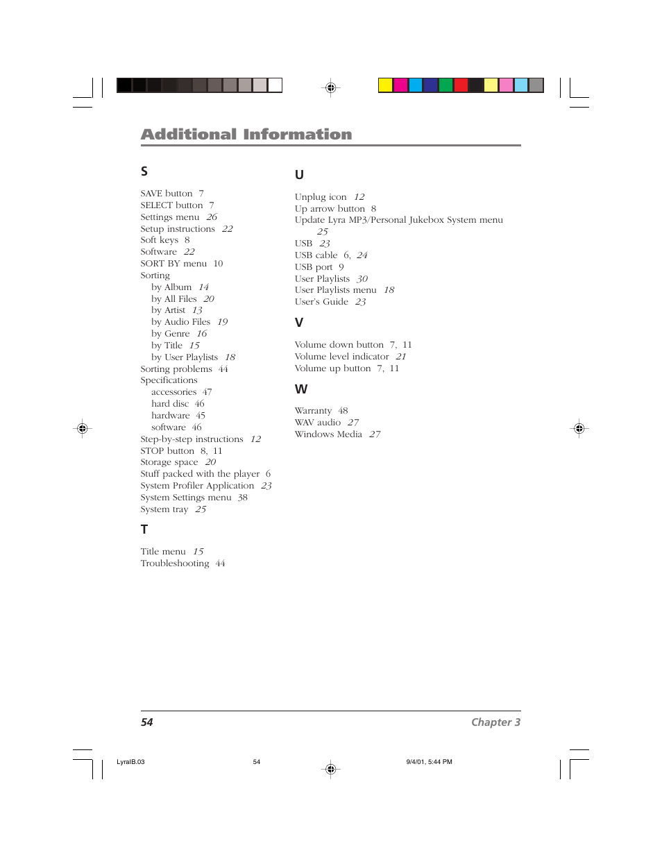 Additional information | RCA RD2800 User Manual | Page 56 / 58