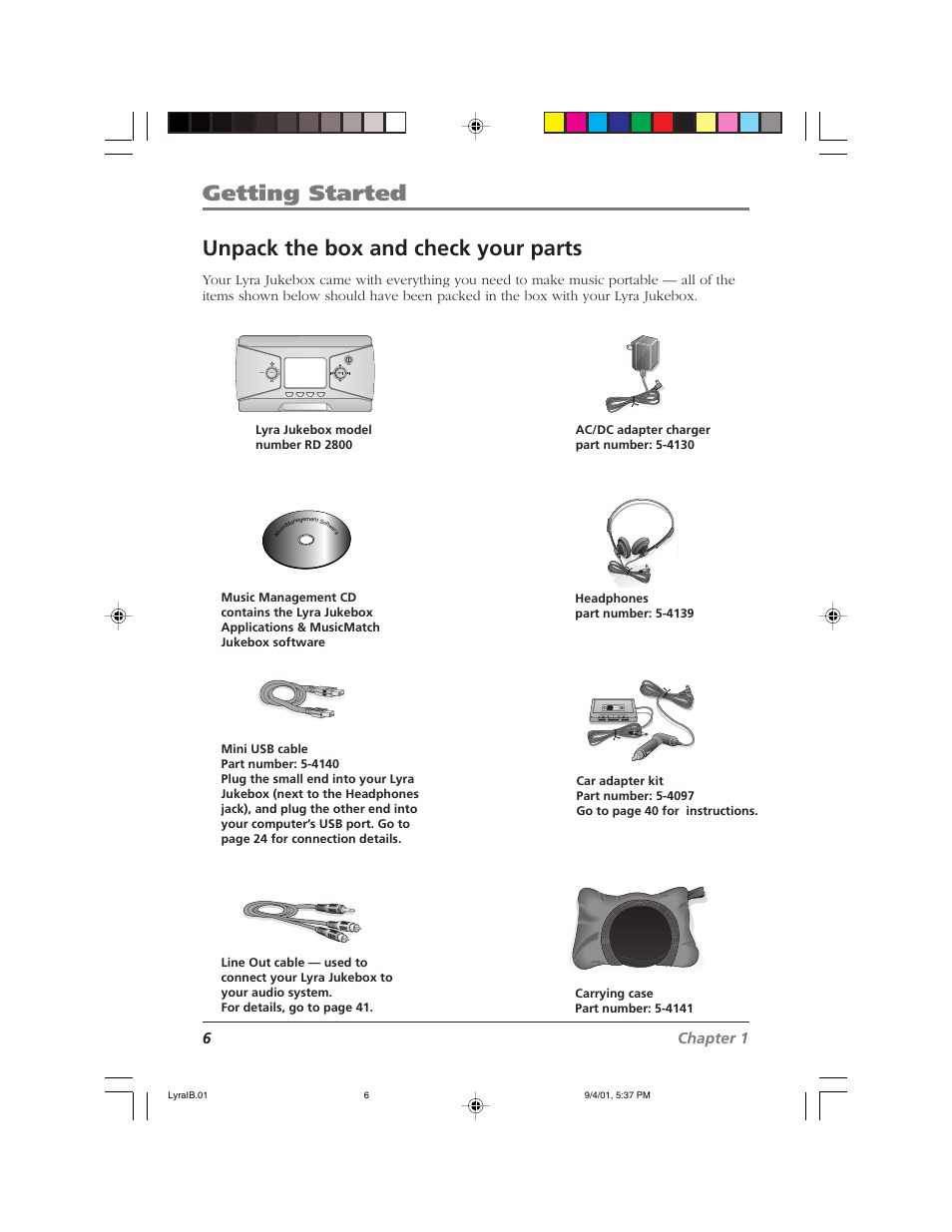 6chapter 1 | RCA RD2800 User Manual | Page 8 / 58