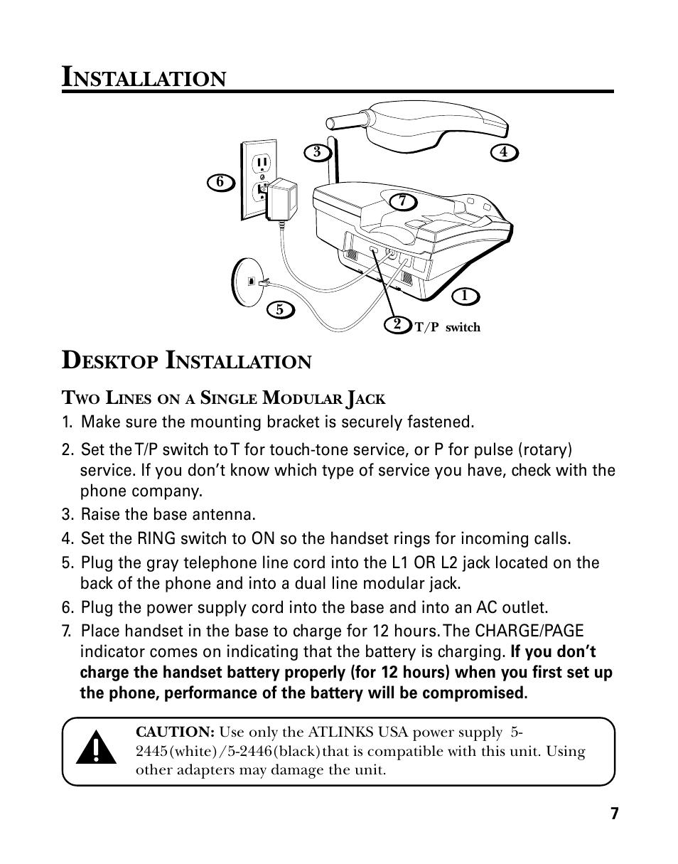 Nstallation | RCA 26925 User Manual | Page 7 / 64