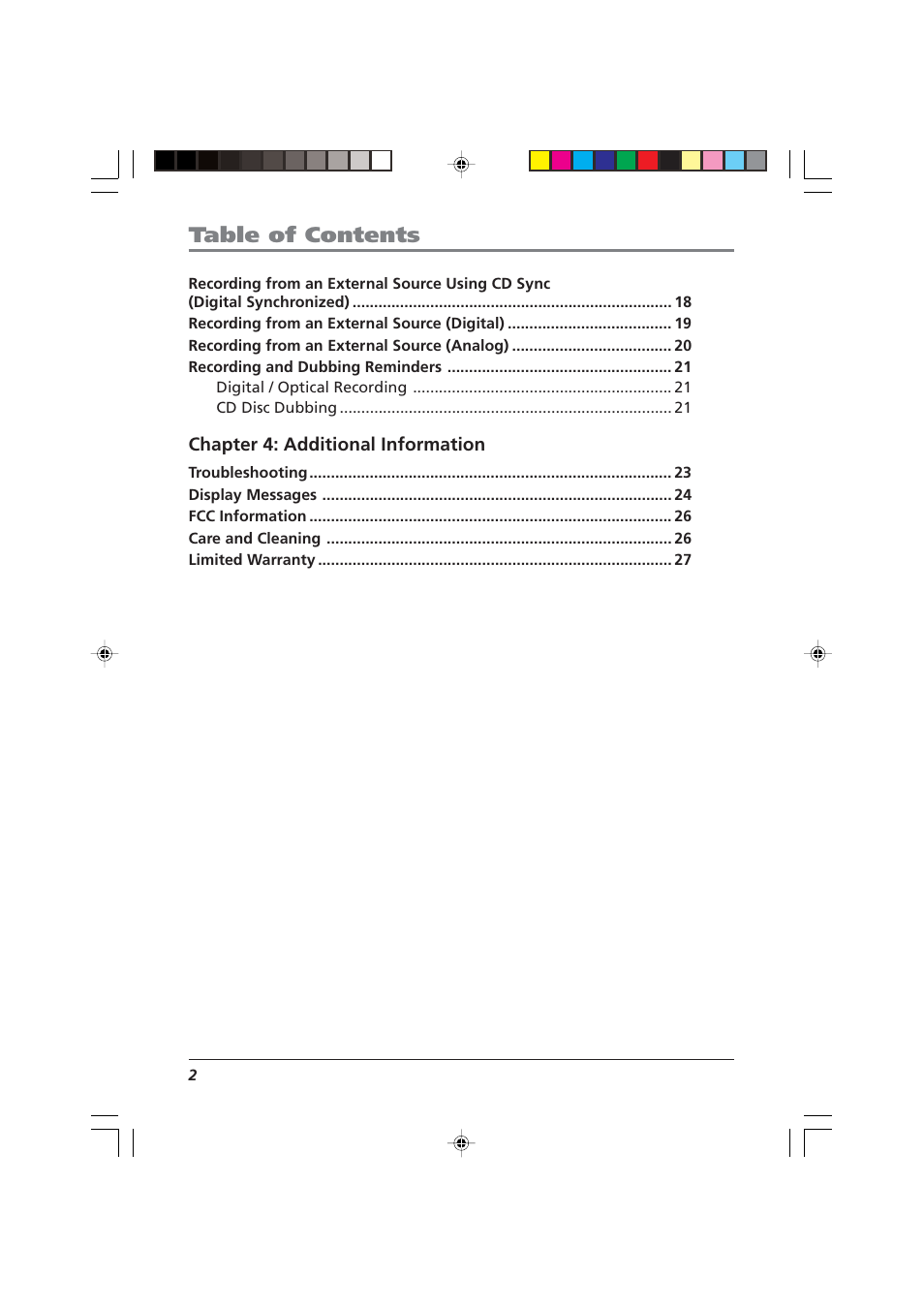 RCA CDRW10 User Manual | Page 4 / 32