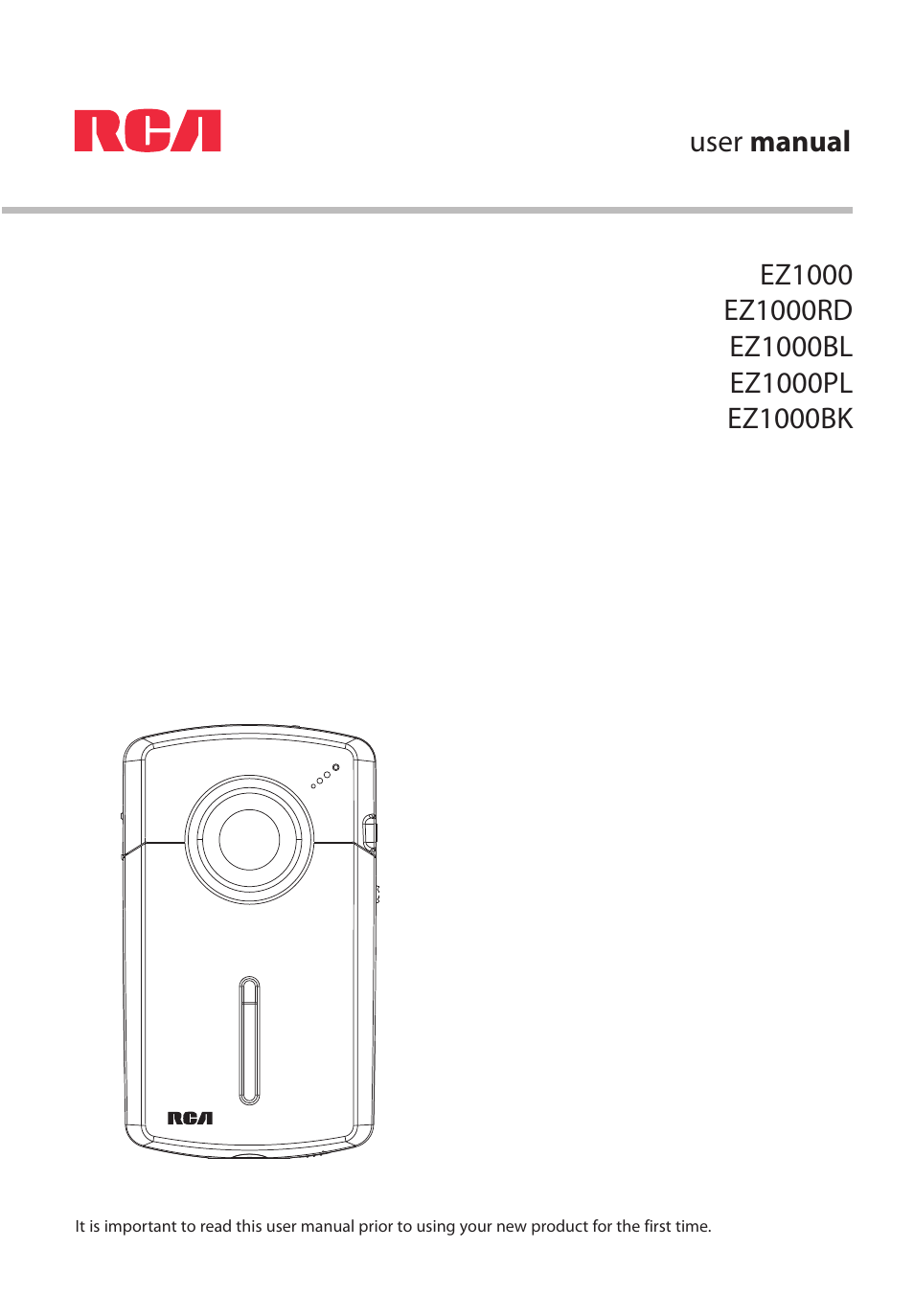 RCA EZ1000BK User Manual | 29 pages