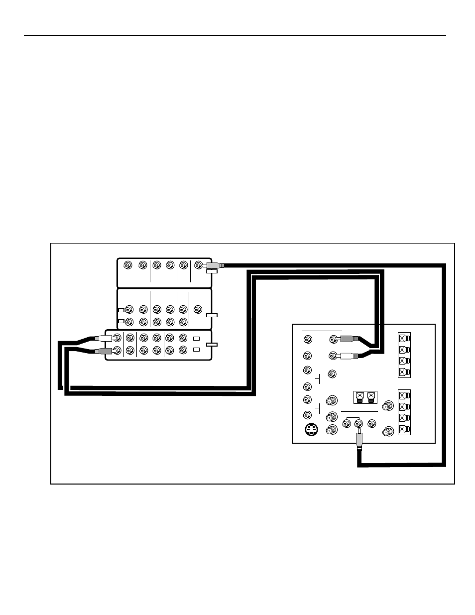 Connect audio/video receiver, Connect components, Continued) | Jack panel extension cable a/v receiver, Continued on next page) | RCA HT35752BD User Manual | Page 18 / 32
