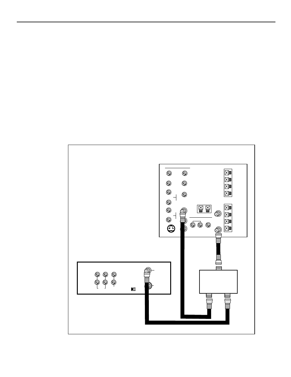 Connect signal splitter, Connect components, Splitter | Continued), Vcr jack panel extension cable | RCA HT35752BD User Manual | Page 20 / 32