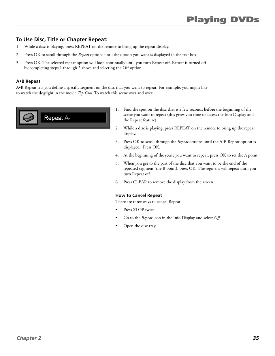 Playing dvds | RCA RC5920P User Manual | Page 37 / 74