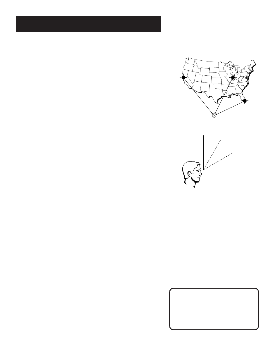 First things first, Where is the satellite, anyway, How high up in the sky is the satellite | Finding a clear line of sight | RCA Satellite System User Manual | Page 8 / 88