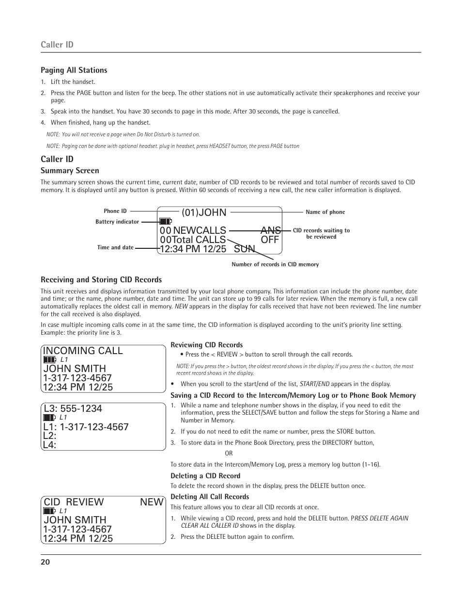 RCA 25415 User Manual | Page 20 / 32