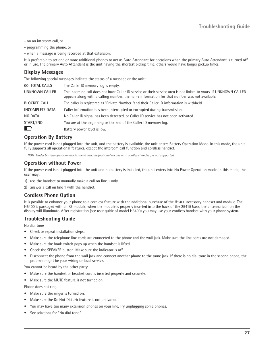 RCA 25415 User Manual | Page 27 / 32