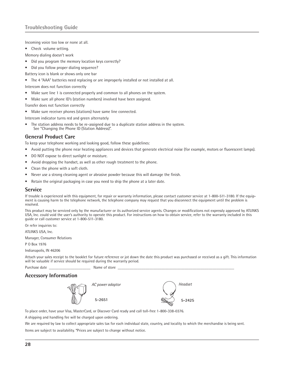 RCA 25415 User Manual | Page 28 / 32