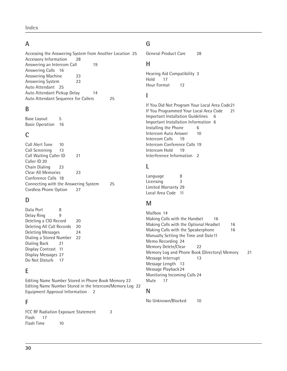 RCA 25415 User Manual | Page 30 / 32