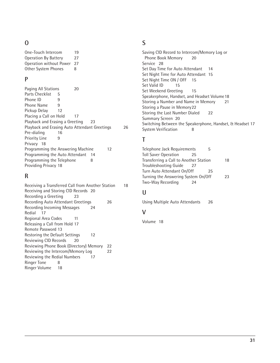 RCA 25415 User Manual | Page 31 / 32