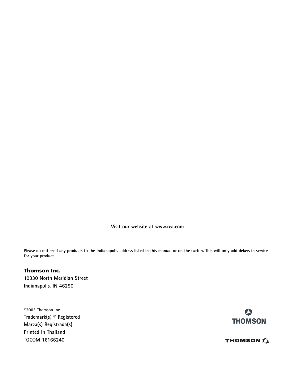 RCA DRC7005N User Manual | Page 64 / 64