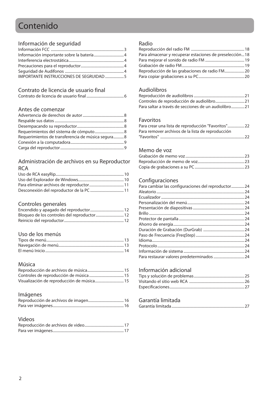 RCA MC4202 User Manual | Page 31 / 88