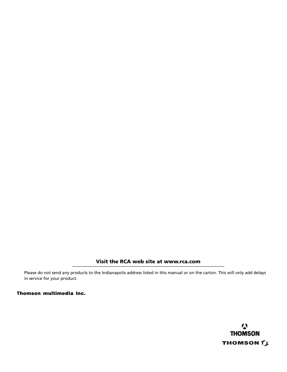 RCA P52936 User Manual | Page 64 / 64