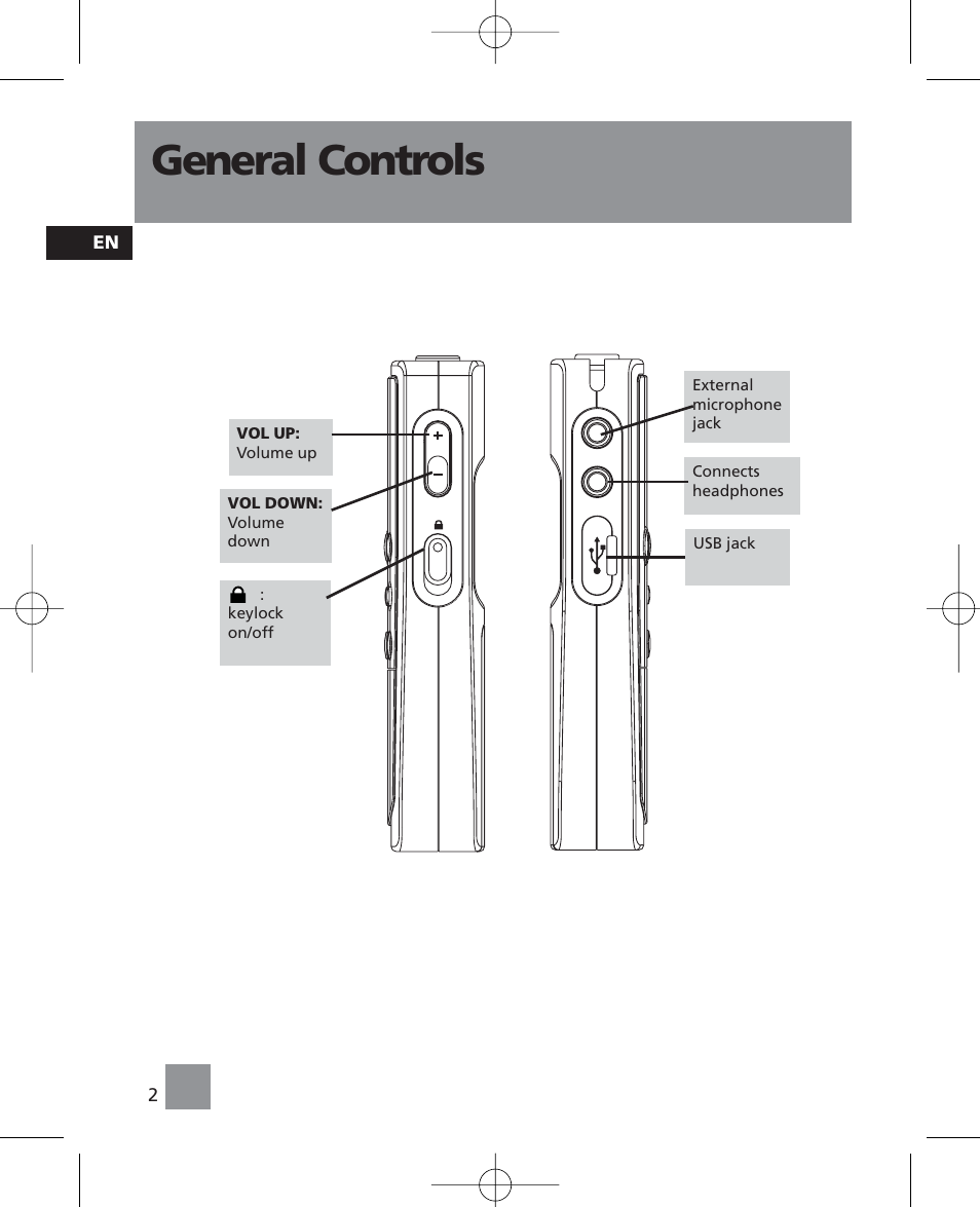 General controls | RCA RP5035 User Manual | Page 6 / 24