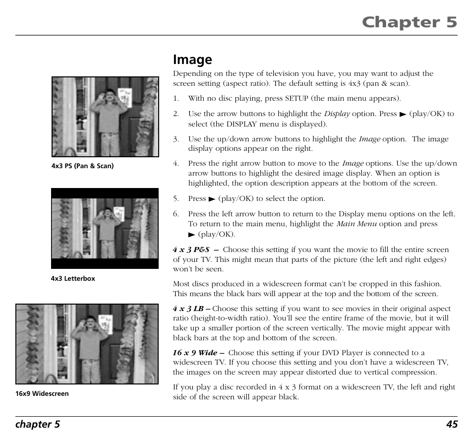 Chapter 5, Image | RCA RC5400P User Manual | Page 49 / 78