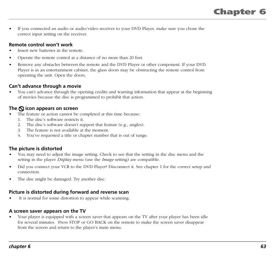 Chapter 6 | RCA RC5400P User Manual | Page 67 / 78