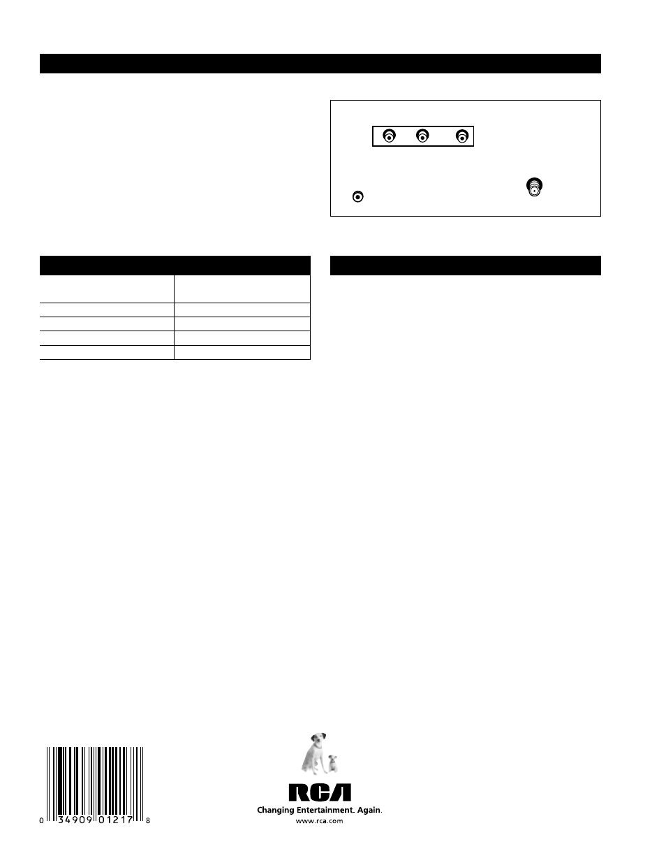 Te levi s io n | RCA F19627 User Manual | Page 4 / 4