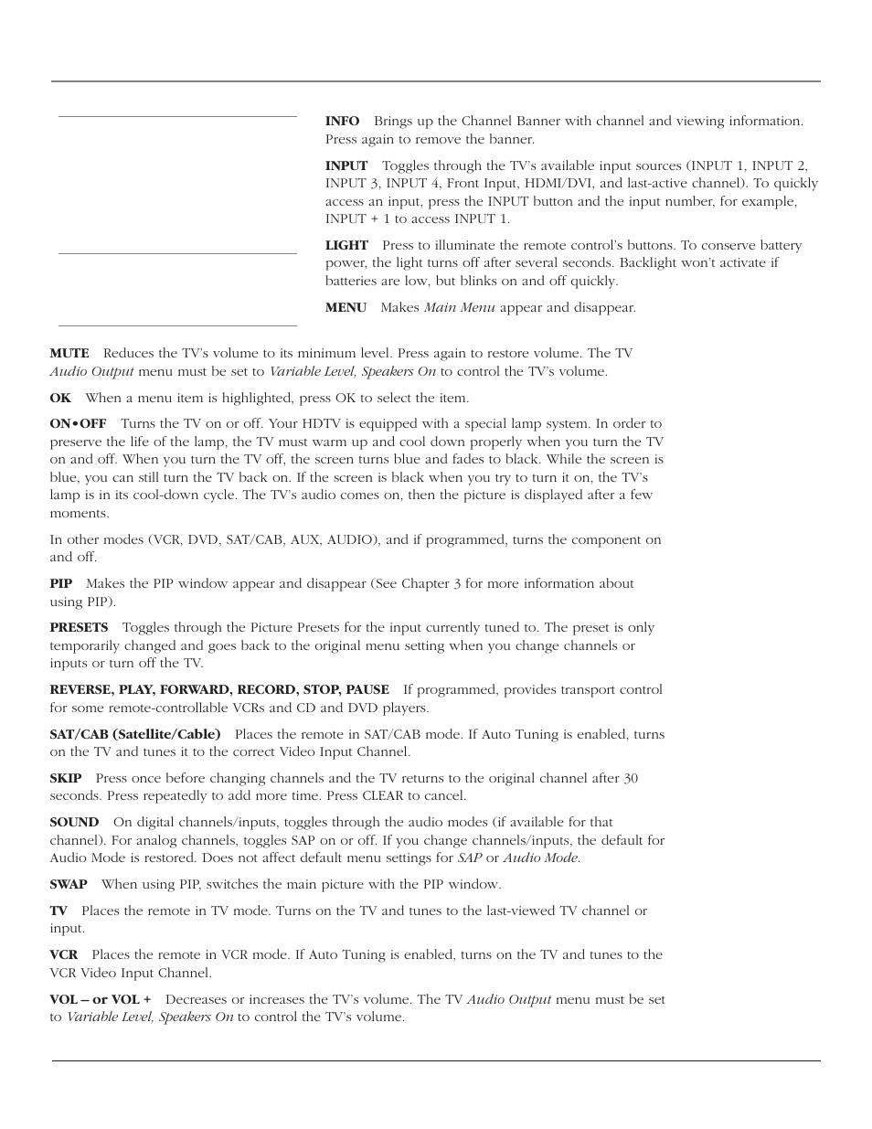Using the remote control | RCA SCENIUM HDTV with DLP technology High-Definition Television User Manual | Page 27 / 80