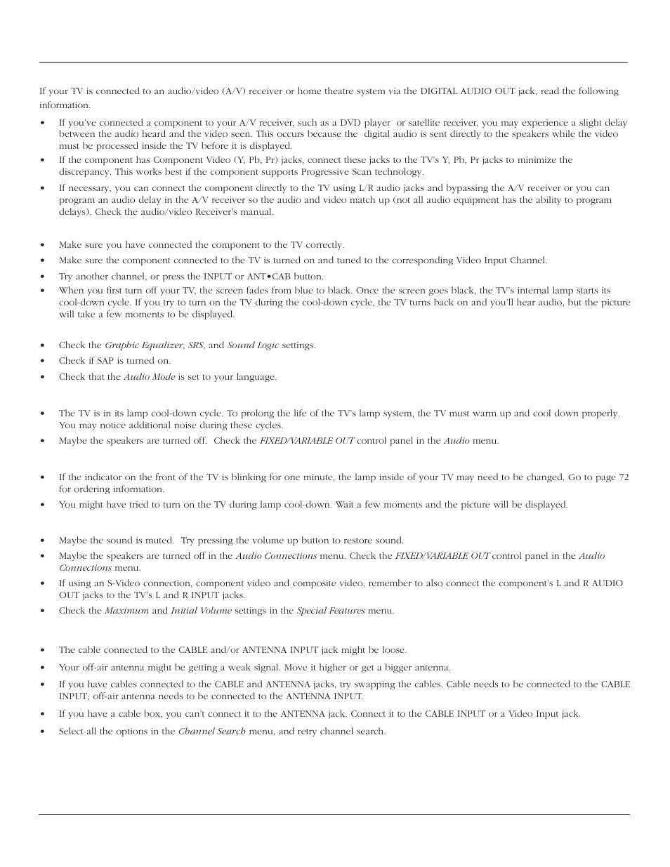 References, Chapter 5 65 | RCA SCENIUM HDTV with DLP technology High-Definition Television User Manual | Page 67 / 80