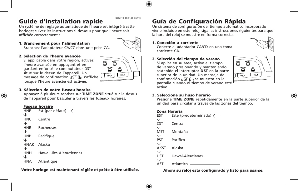 Guía de confi guración rápida, Guide d’installation rapide | RCA RC66I User Manual | Page 2 / 2