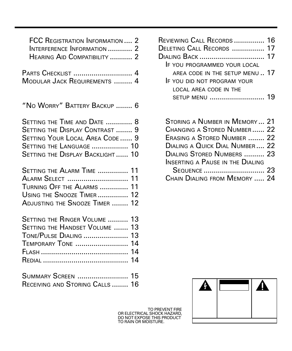 RCA 29292 User Manual | Page 3 / 60