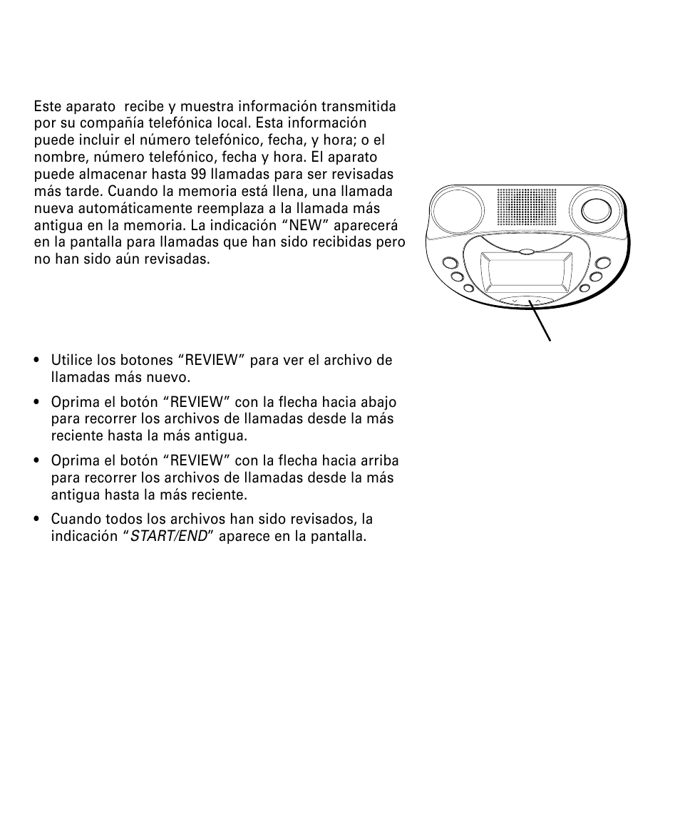 Cómo recibir y almacenar llamadas, Cómo revisar archivos de llamadas, Ecibir | Lmacenar, Lamadas, Evisar, Rchivos | RCA 29292 User Manual | Page 46 / 60