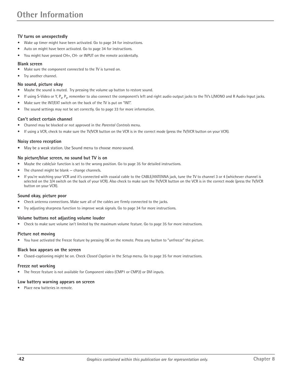 Other information | RCA Scenium D61W135D User Manual | Page 44 / 48