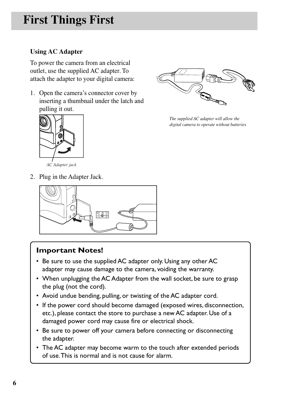 First things first | RCA MACINTOSH CDS1000 User Manual | Page 10 / 50