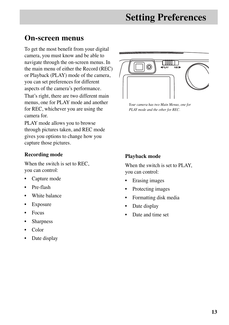 Setting preferences, On-screen menus | RCA MACINTOSH CDS1000 User Manual | Page 17 / 50