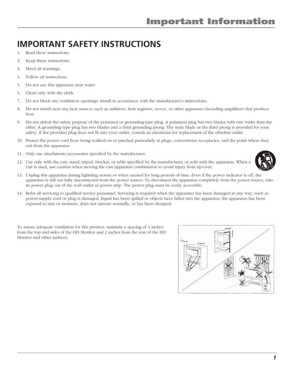 RCA D52W23 User Manual | Page 3 / 48