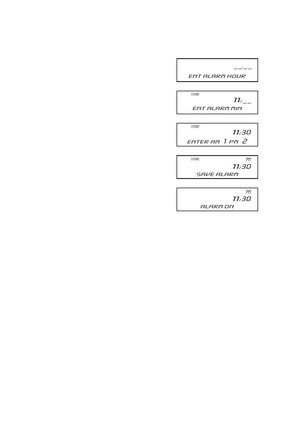 Using the alarm, Sing, Larm | RCA 2-9398 User Manual | Page 16 / 30