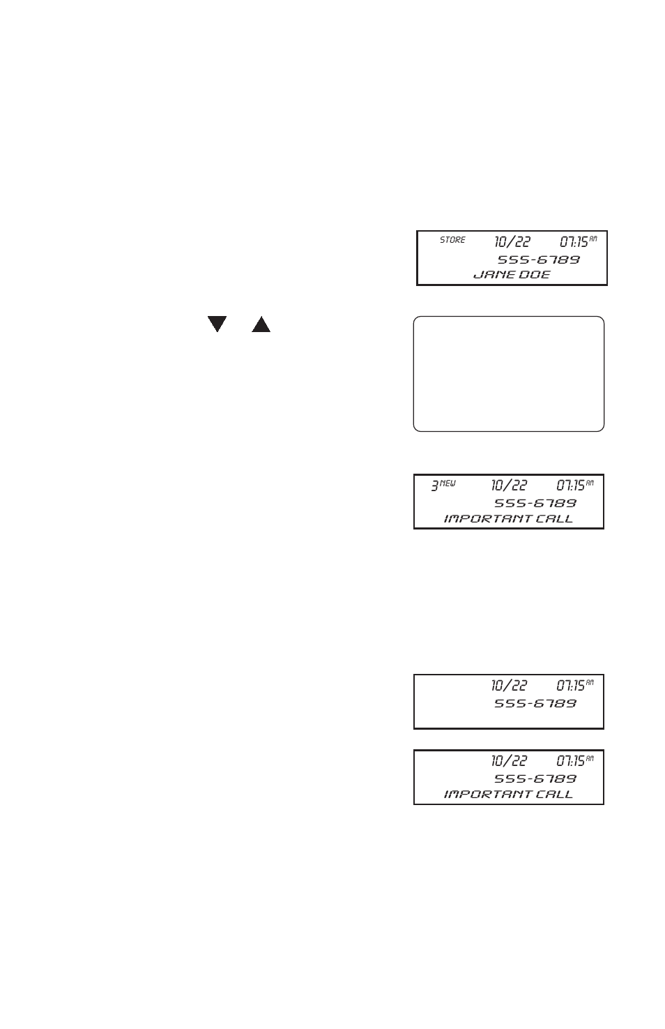 Storing the last number dialed, Storing a caller id, Important call indicator | Id n | RCA 2-9398 User Manual | Page 18 / 30