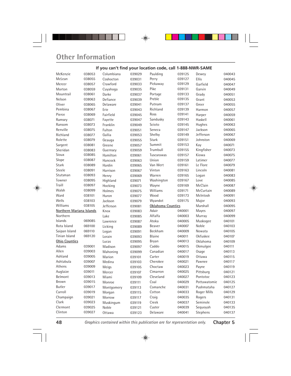 Other information, 48 chapter 5 | RCA Alert Guard 24F671T User Manual | Page 52 / 64