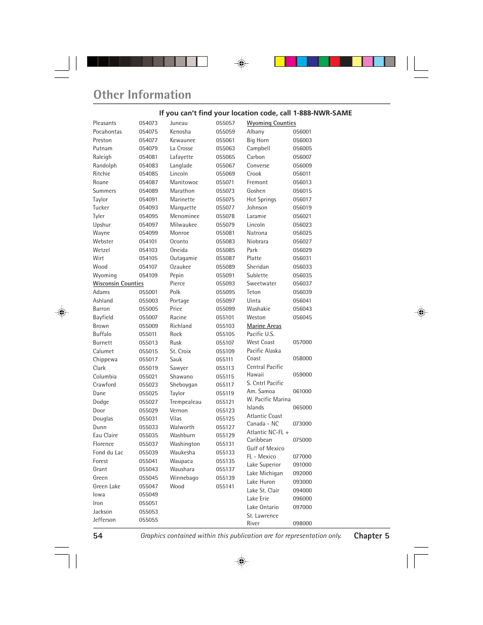 Other information, 54 chapter 5 | RCA Alert Guard 24F671T User Manual | Page 58 / 64