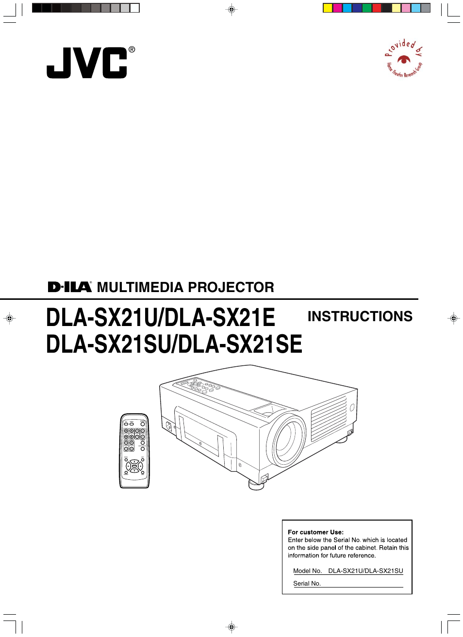 RCA DLA-SX21U User Manual | 58 pages