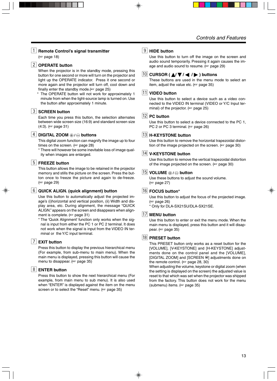 RCA DLA-SX21U User Manual | Page 13 / 58