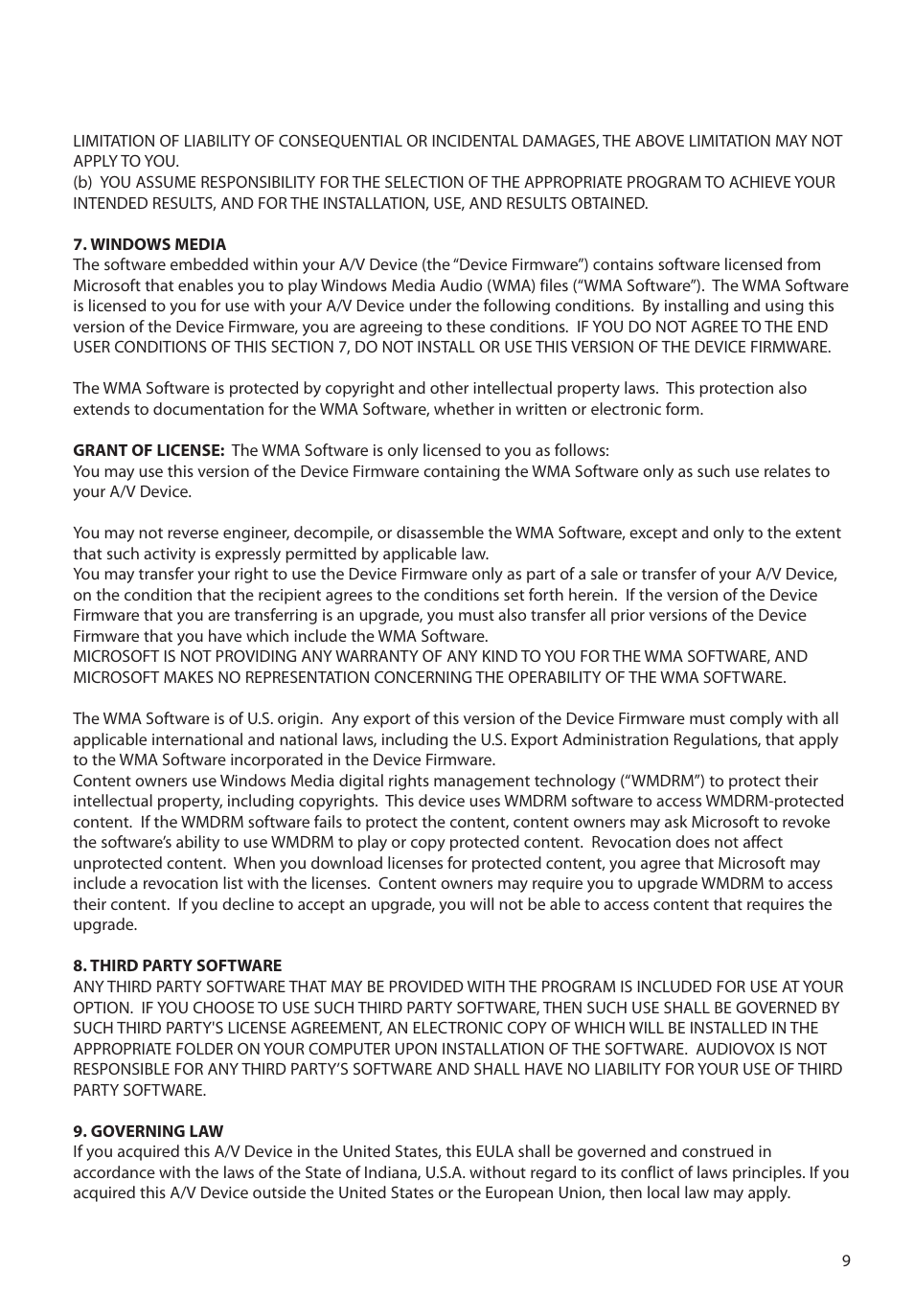 RCA M72 User Manual | Page 10 / 39