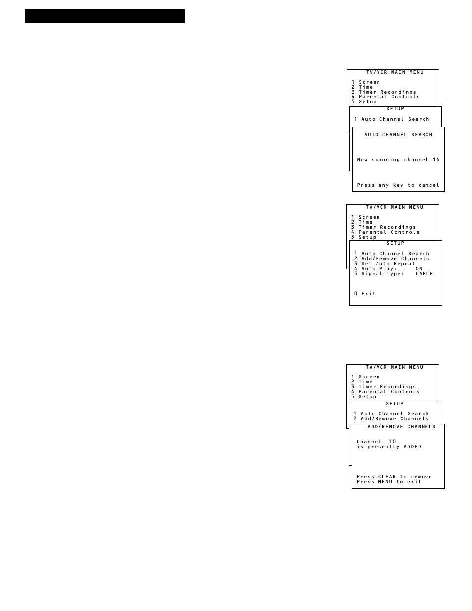 Startup, Set the signal type (optional), 4setting up the tv/vcr | RCA TV/VCR COMBINATION User Manual | Page 6 / 42