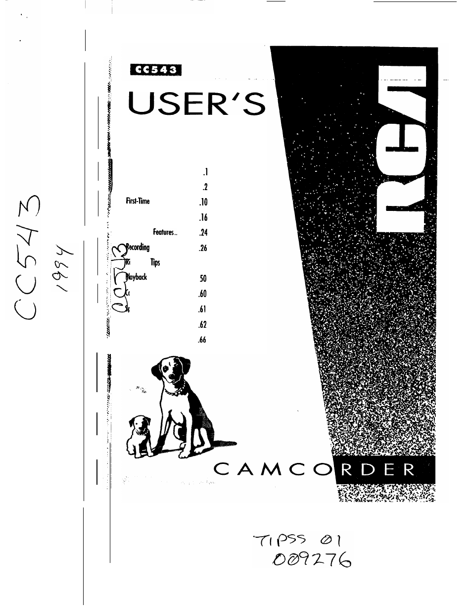 RCA CC543 User Manual | 77 pages