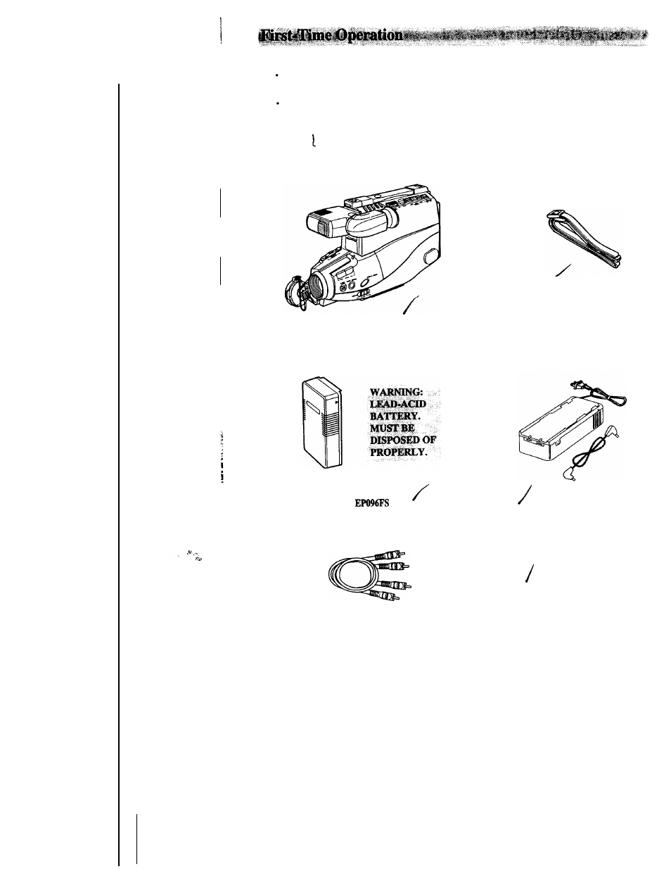 Unpack the camcorder and accessories | RCA CC543 User Manual | Page 19 / 77