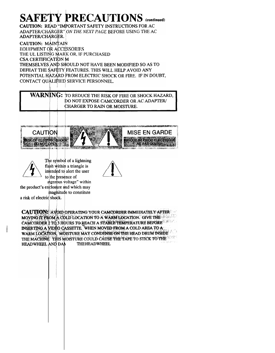 RCA CC543 User Manual | Page 4 / 77