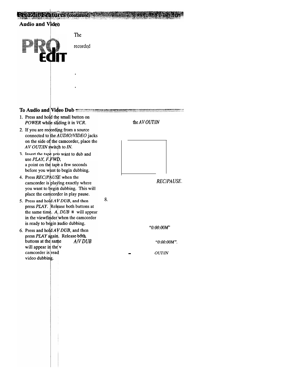 Dubbing | RCA CC543 User Manual | Page 52 / 77