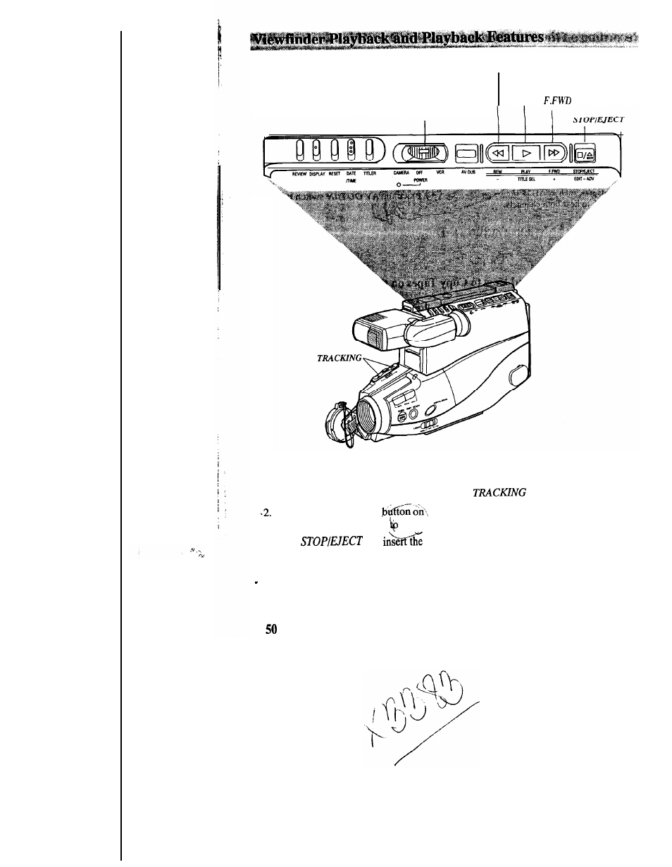 Viewfinder playback | RCA CC543 User Manual | Page 59 / 77
